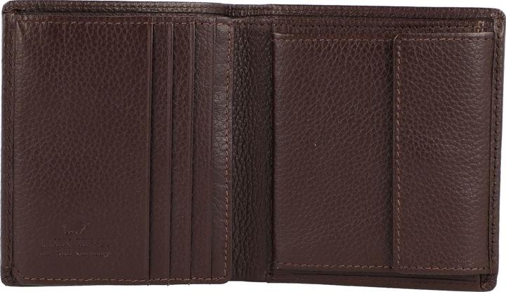 Actual product image Braun Büffel Prato wallet RFID protection leather 9 cm