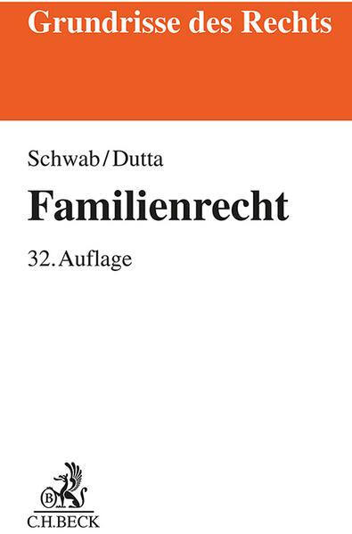 Actual product image Familienrecht (German, Schwab, Dieter (Dr Dr h.c.)/Dutta, Anatol (Dr), 2024)
