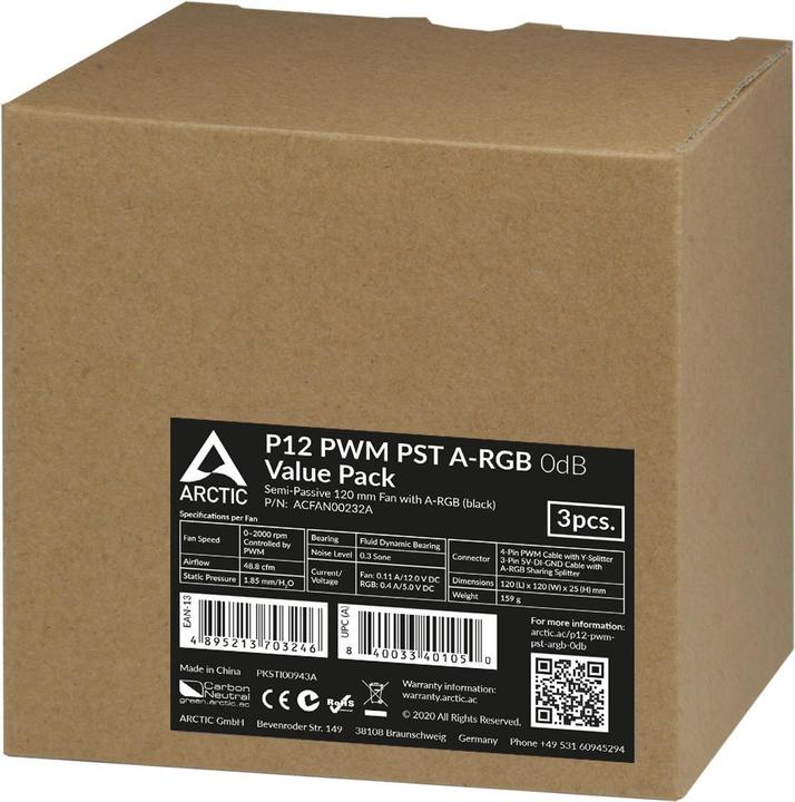 Produktbild Arctic P12 (120 mm, 3 x)