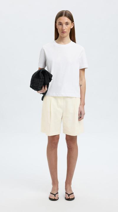 Produktbild Selected Femme Baumwollmix Højtaljede shorts (38)