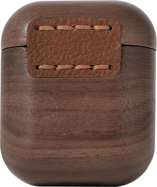 Oakywood AirPods Case - Holzetui für AirPods-Kopfhörer - Walnuss / AirPods 1/2 - (Kopfhörer Tasche)