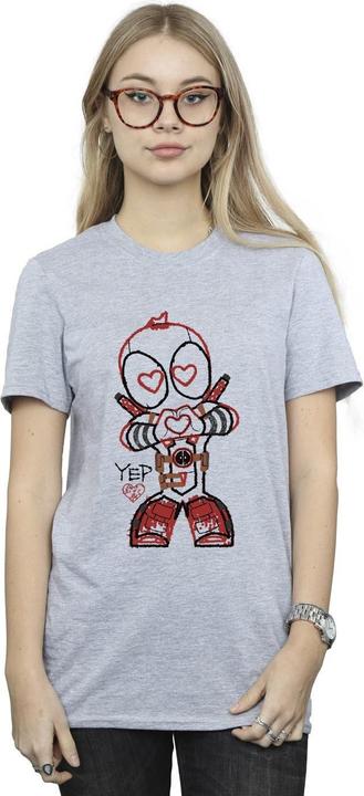 Produktbild Deadpool Love Beam Line TShirt (3XL)