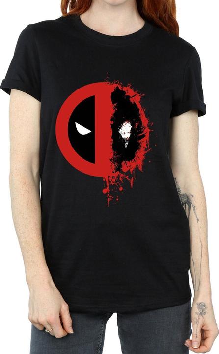Image du produit - T-shirt DEADPOOL SPLIT SPLAT LOGO - Femme (M)