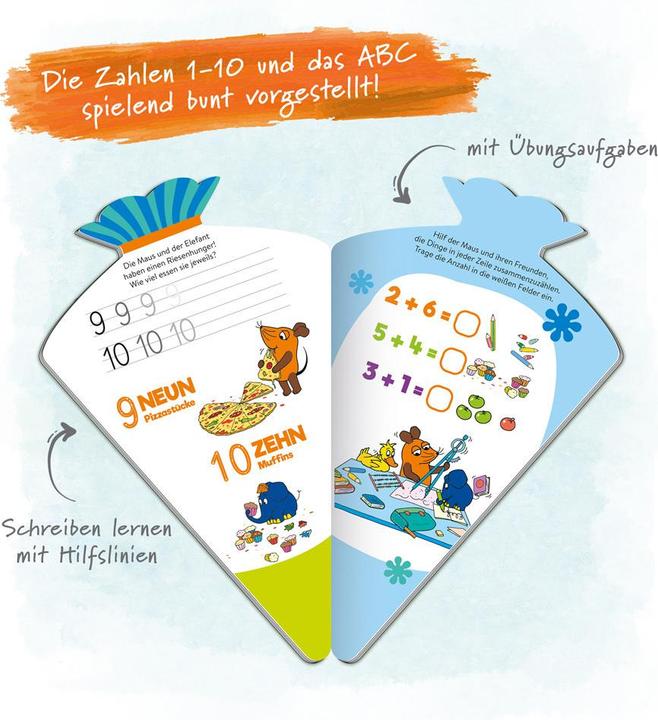 Produktbild Schultütenbuch Die Maus 16x26 cm 24 Seiten (14 cm, 1 x)