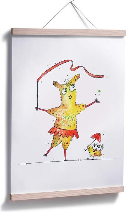 Actual product image Trenddeko Dancing Lama (30 x 40 cm)