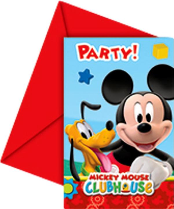 Image du produit Amscan Kits d'invitation Mickey Mouse (6 pcs)