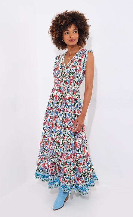 Image du produit Joe Browns Beaded Floral Button Maxi Dress (42)