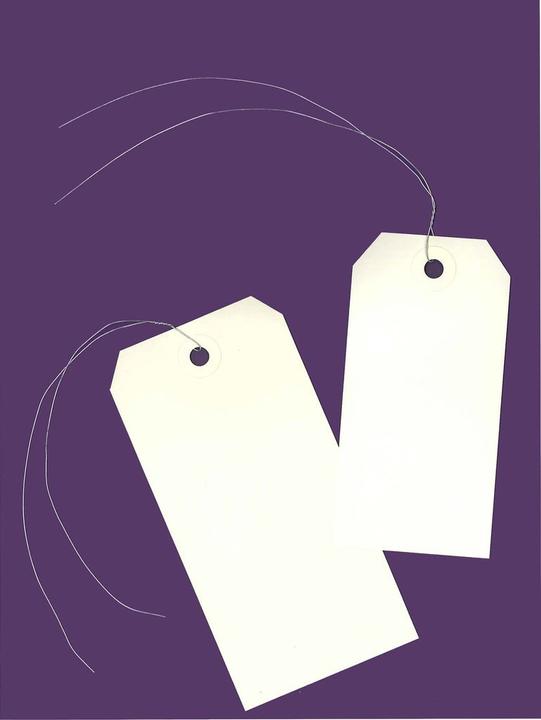 Produktbild Avery Dennison Gepa„ckanh„nger, 100 x 51 mm, neutral, mit Draht