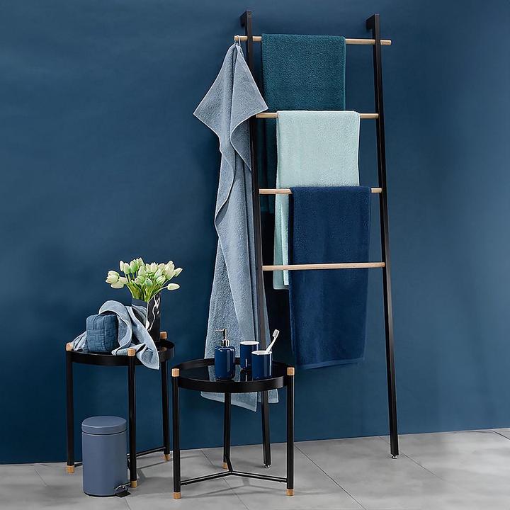 Produktbild Kela Handtuch Ladessa rauchblau (100 x 50 cm)