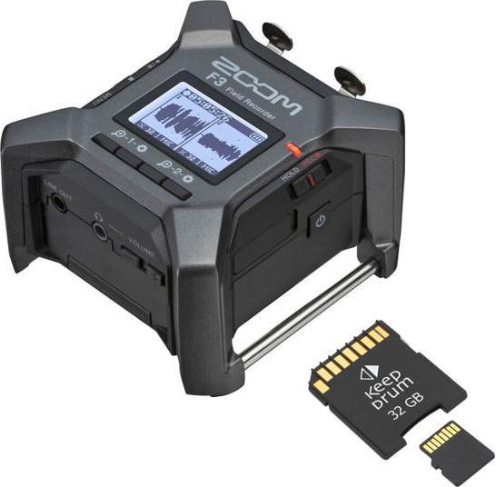 Actual product image Zoom F3 Multitrack Field Recorder with memory card (Multitrack recorder)