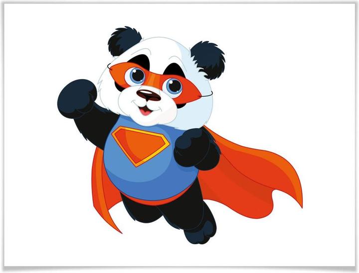 Immagine prodotto Trenddeko Super Panda (30 x 24 cm)