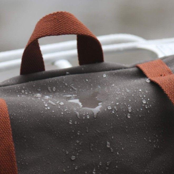 Produktbild Tourbon Wasserabweisende Canvas Velo Gepäckträgertasche & Rucksack (18 l, Gepäckträgertasche)