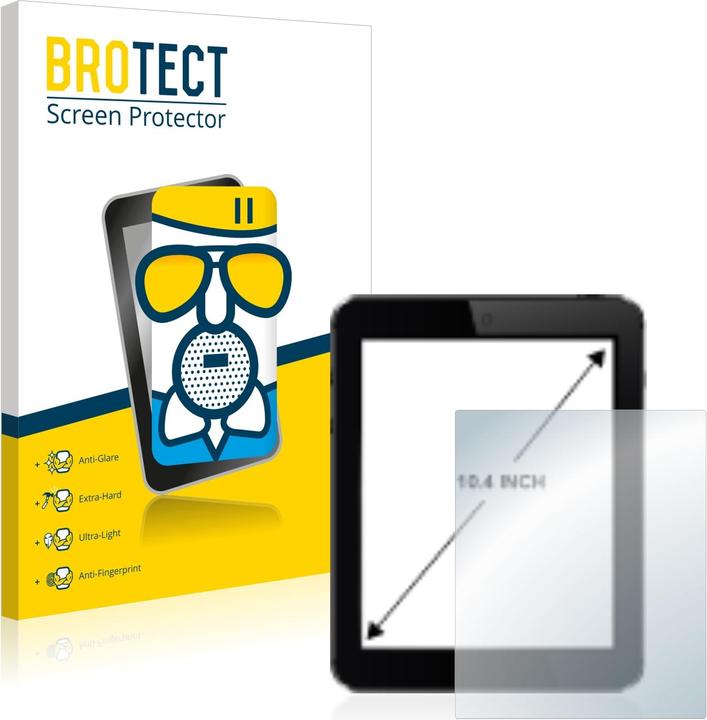 Actual product image BROTECT AirGlass Matt bulletproof glass film (1 Piece, 26.4 cm (10.4 inch) [210 x 158 mm])
