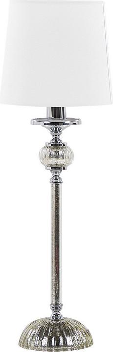 Actual product image Beliani Table lamp white 62 cm round KUBENA (E27)