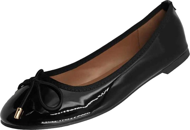 Where's That From Childrens/Kids Truth Patent Slip-on Ballerina Flats (35)