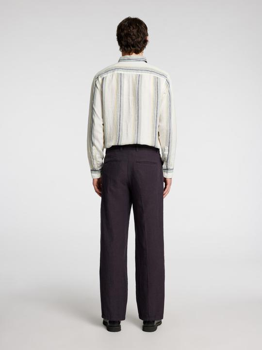 Image du produit Selected Homme 220 Pantalon loose fit en lin mélangé (30)