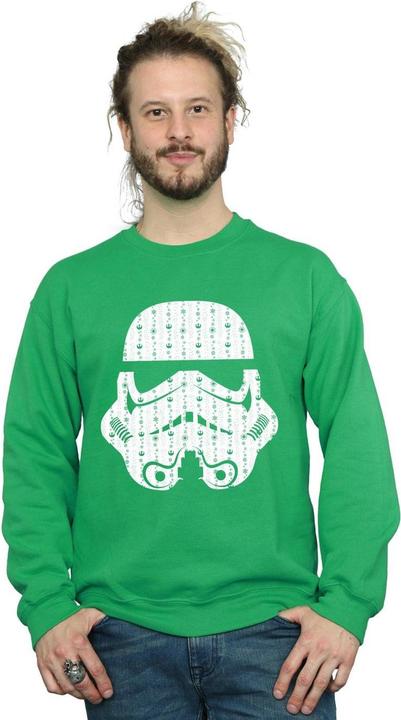 Produktbild Star Wars Christmas Stormtrooper Helmet Sweatshirt (XXL)