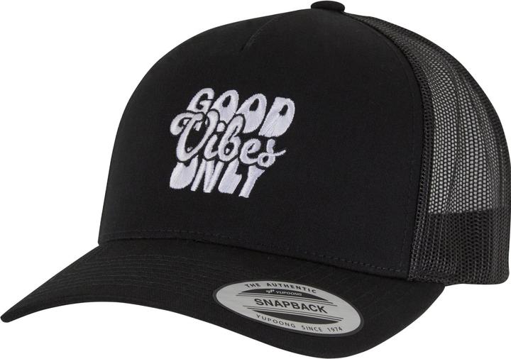 Immagine prodotto Mister Tee MisterTee Good Vibes Only 5-Panel Retro Trucker Cap - 180749 (Taglia unica)