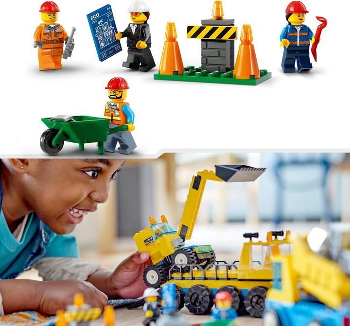 Produktbild LEGO Baufahrzeuge und Kran mit Abrissbirne (60391, LEGO City)