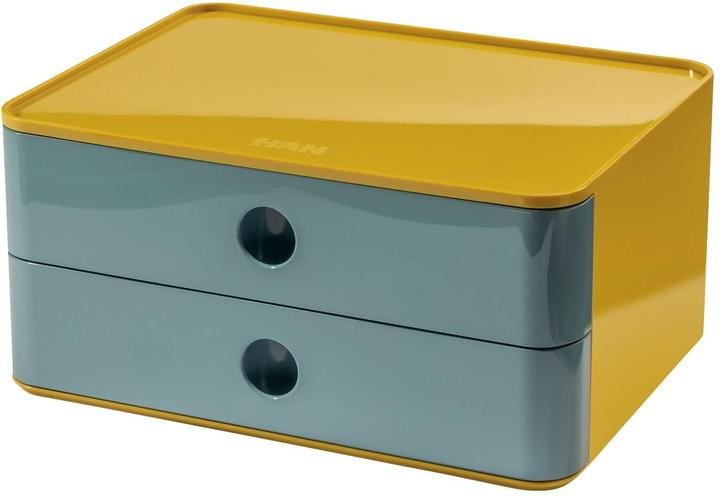 Immagine prodotto Han Schubladenbox Allison Smart-Box Plus 2 Schubladen, Blau