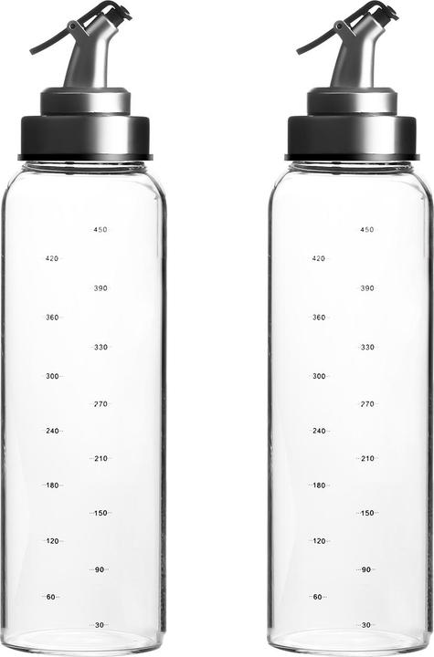 Image du produit Intirilife Set de 2 bouteilles de vinaigre et d'huile (450 ml)