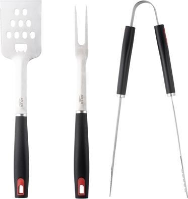 Adler AD 6727 Grill utensil set with Carrying case, Stainless Steel/Black