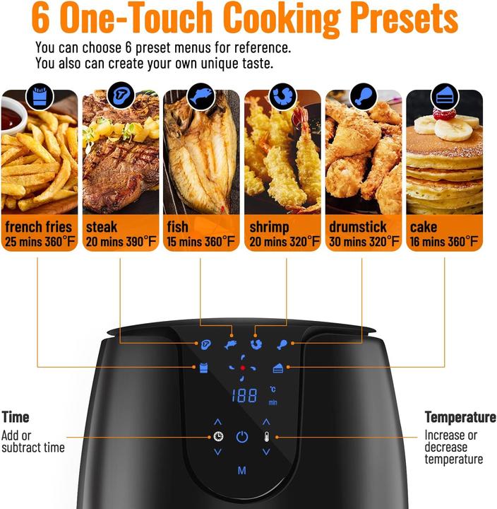 Image du produit Vpcok Direct Friteuse à air chaud Airfryer