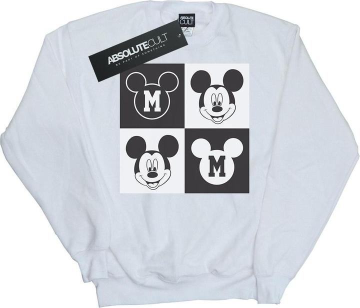 Immagine prodotto Disney Mickey Mouse Smiling Squares Felpa Donna (M)