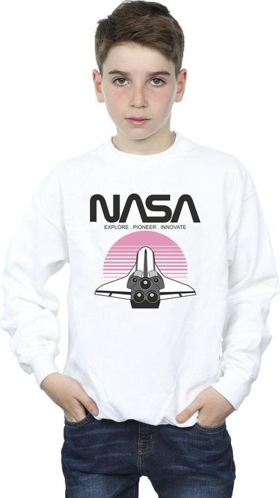 Actual product image Nasa Boys Space Shuttle Sunset Sweatshirt (128)
