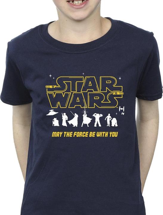 Immagine prodotto Star Wars Silhouettes Force Maglietta Ragazzi (152, 158)