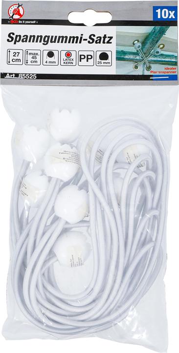 Immagine prodotto BGS Set di gommini di serraggio | con sfera | 27 cm | 10 pezzi.