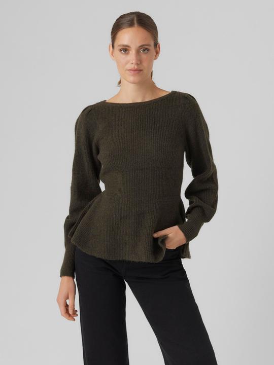 Produktbild Vero Moda VMFLAVOUR LS PEPLUM PULLOVER GA EXC Strickpullover (XS)