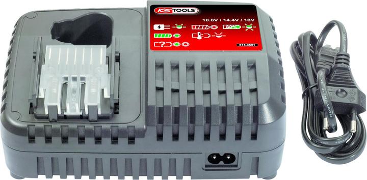 Actual product image KS Tools Cordless fast charger, 10,8-18,0V (18 V)