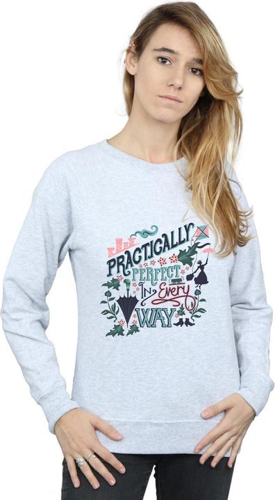 Immagine prodotto Mary Poppins Felpa Donna/Ladies Praticamente perfetta in ogni modo (Pratiquement parfait dans tous les (L)