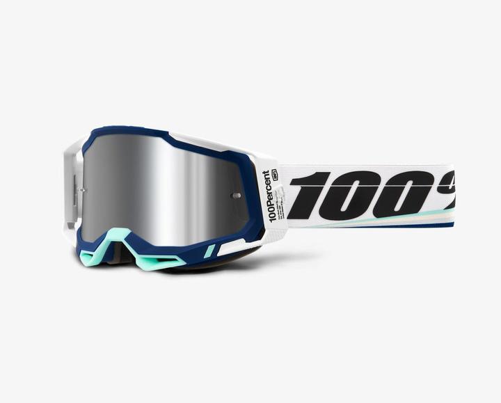 Produktbild 100% Racecraft 2 Goggle Arsham - Mirror Silver (Arsham Red, Silber)
