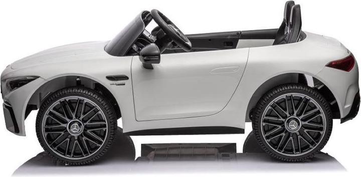 Image du produit Es-toys Voiture enfant - blanc - Voiture électrique Mercedes SL63 AMG - avec licence - MP3 + siège en cuir (12 V)