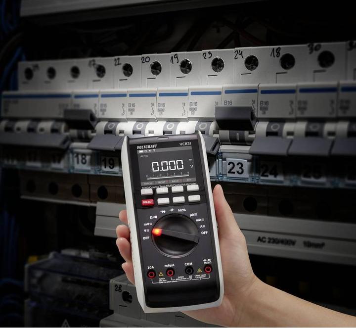 Actual product image Voltcraft VC831 SE Hand-Multimeter digital CAT III 1000 V, CAT IV 600 V Anzeig (CAT III 1000V, CAT IV 600V)