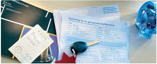 Produktbild Avery Kaufvertrag für ein gebrauchtes Kfz (4 x)