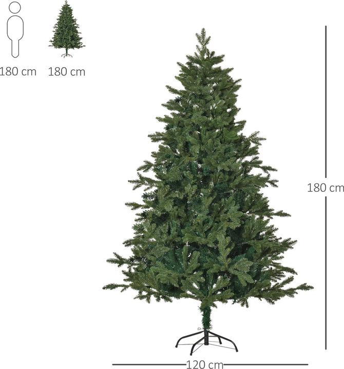 Immagine prodotto Homcom Albero di Natale artificiale (180 cm)