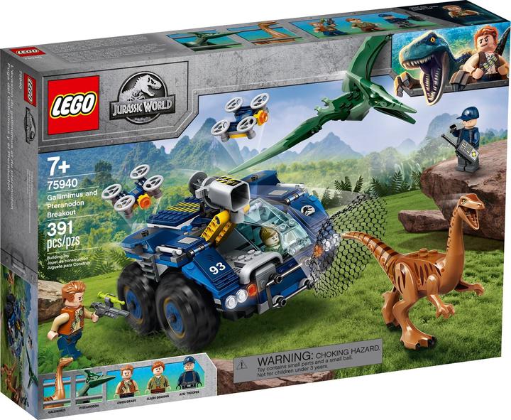 Produktbild LEGO Ausbruch von Gallimimus und Pteranodon (75940, LEGO Jurassic World)