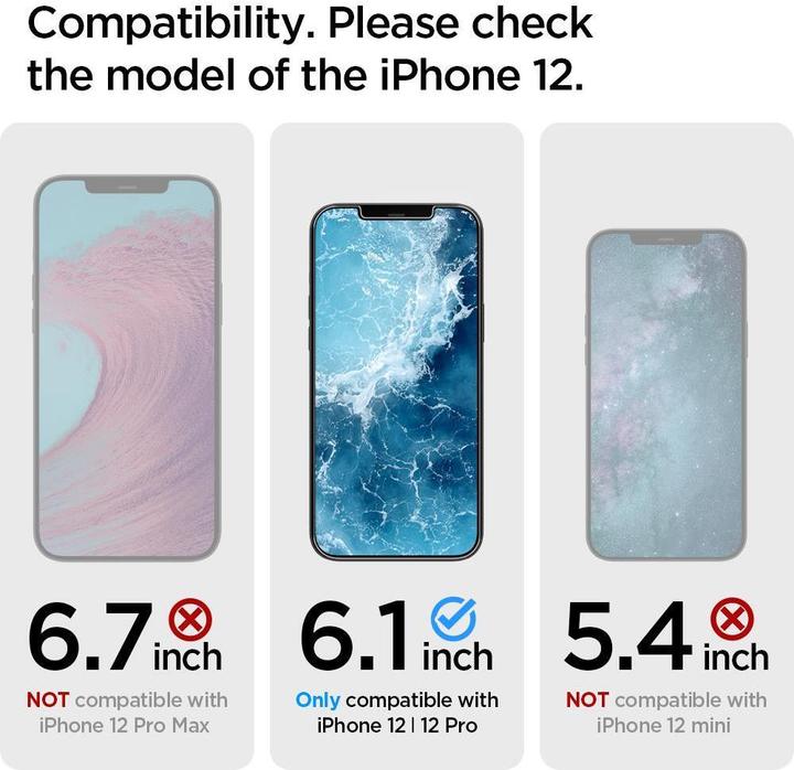 Image du produit Spigen tR EZ Fit (2 pièce(s), Apple iPhone 12, Apple iPhone 12 Pro)