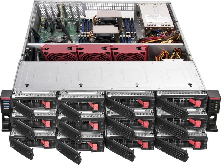 Image du produit Silverstone RM22-312 Boîtier de serveur rackable, 2U, E-ATX