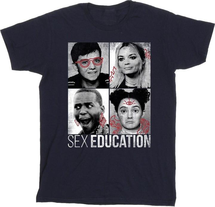 Immagine prodotto Netflix Sex Education Class Photos Maglietta Uomo (3XL)