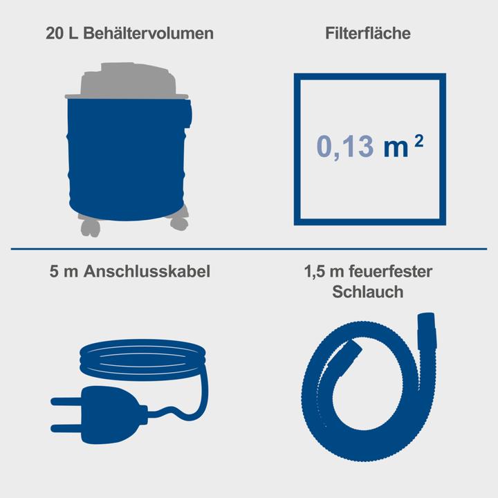 Produktbild Scheppach AVC20 (Aschesauger)