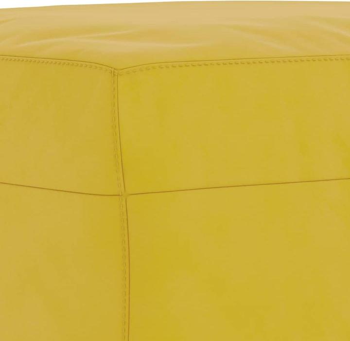 Actual product image VidaXL Sofa set armchair sofa couch living room design sofa 4-piece yellow velvet