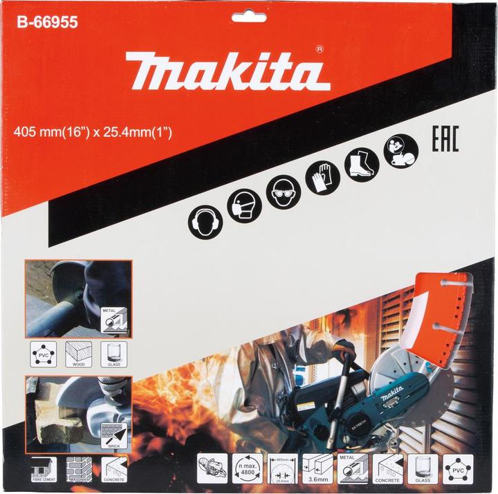 Actual product image Makita Diamond disc 405mm rescue