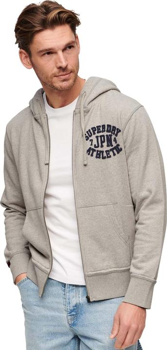 Actual product image Superdry Sweat jacket Casual Comfortable fit Vintage Athletic Zip Hoodie (M)