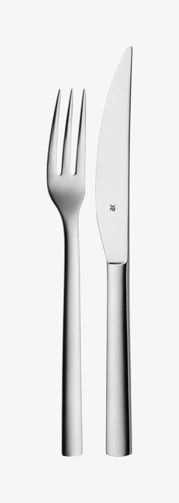 Produktbild WMF Steakbesteck Set Steakmesser Nuova 2tlg Spezialklingenstahl Edelstahl (2 Stück, Besteck Set)