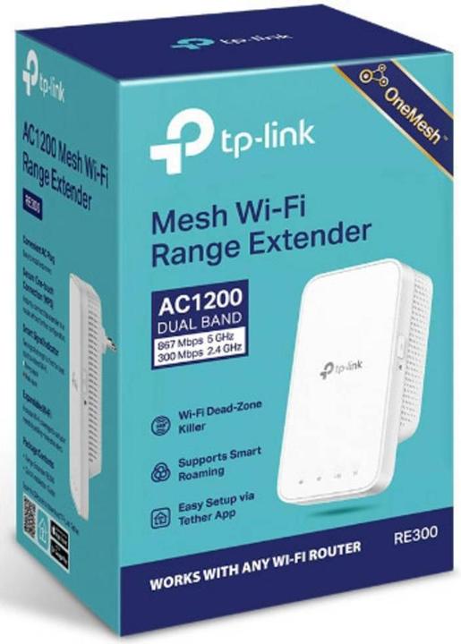 Produktbild TP-Link RE300 (867 Mbit/s, 300 Mbit/s)