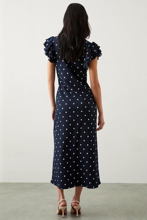 Immagine prodotto Dorothy Perkins Donna/Ladies Abito midi impero con volant maculati (38 D)